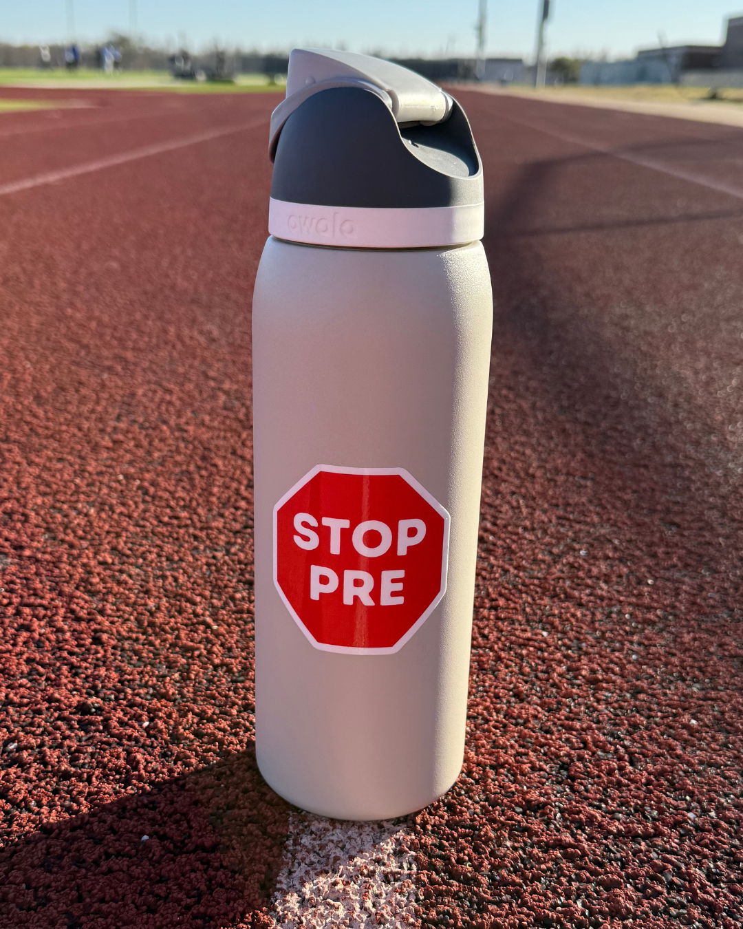 "Stop Pre" Sticker